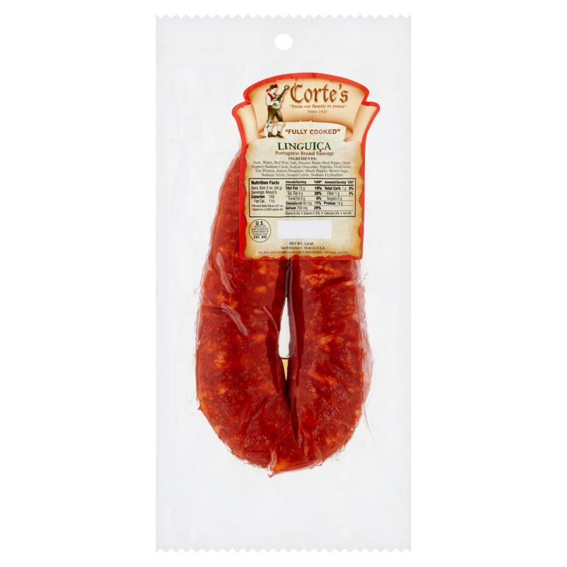 Corte&#39;s Linguica Sausage, 12 oz
