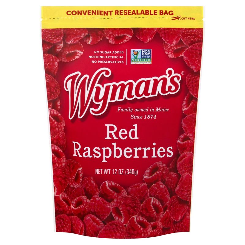 Wyman&#39;s Red Raspberries, 12 oz