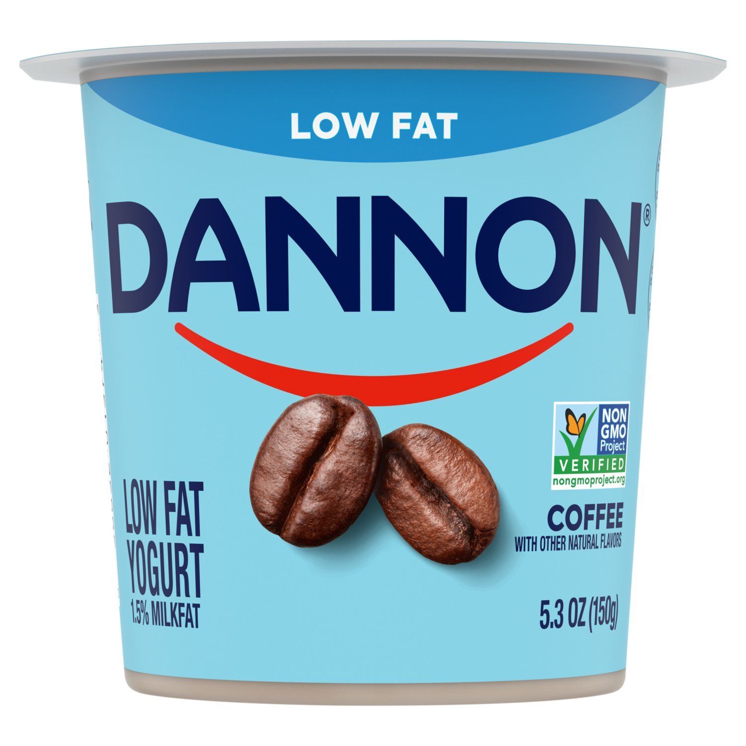 Dannon Coffee Low Fat Yogurt, 5.3 oz
