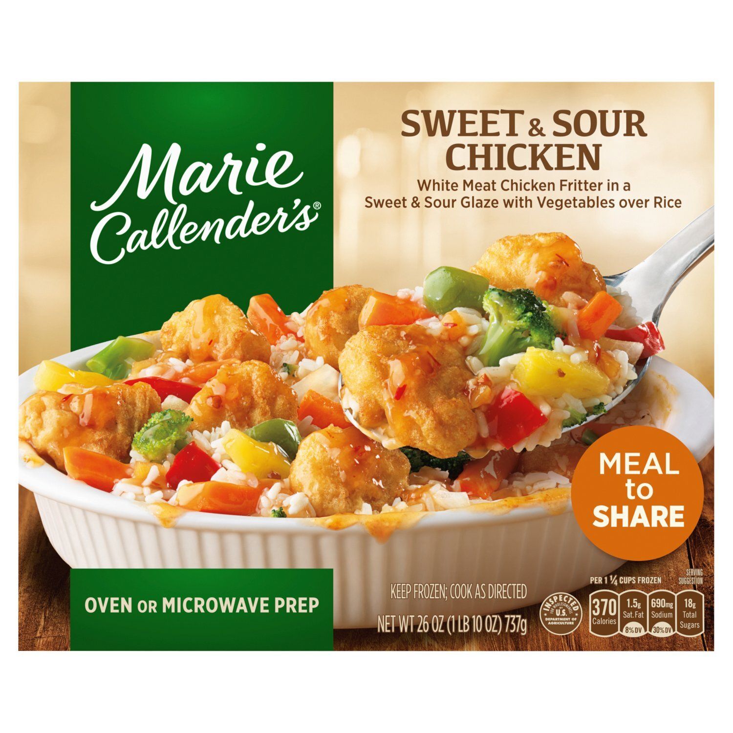 Marie Callender&#39;s Sweet &amp; Sour Chicken, 26 oz