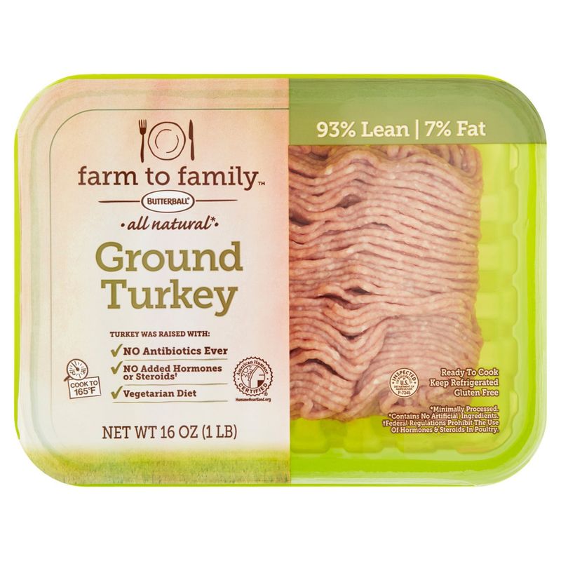 Butterball Farm to Family Ground Turkey, 16 oz