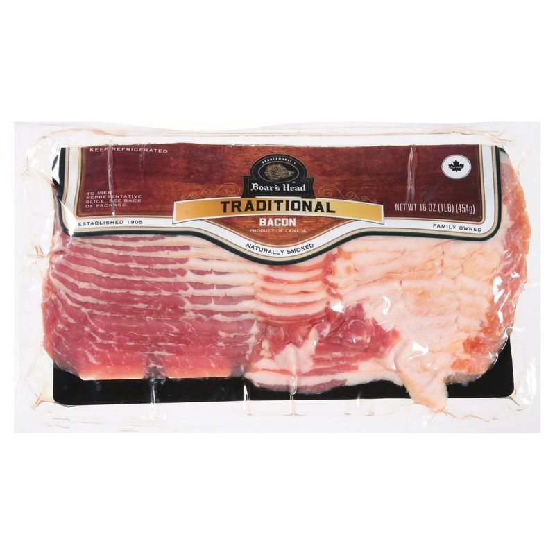 Boar&#39;s Head Naturally Smoked Traditional Bacon, 16 oz