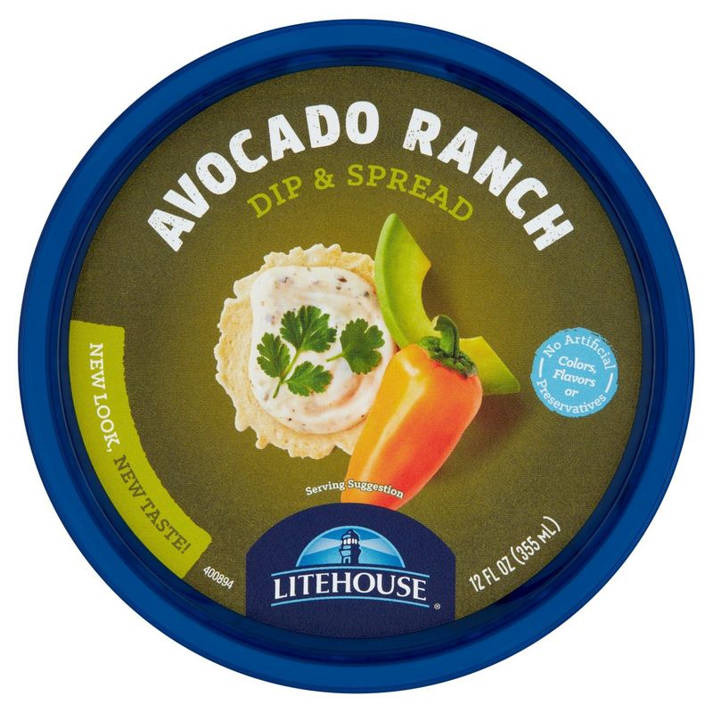 Litehouse Avocado Ranch Dip &amp; Spread, 12 fl oz