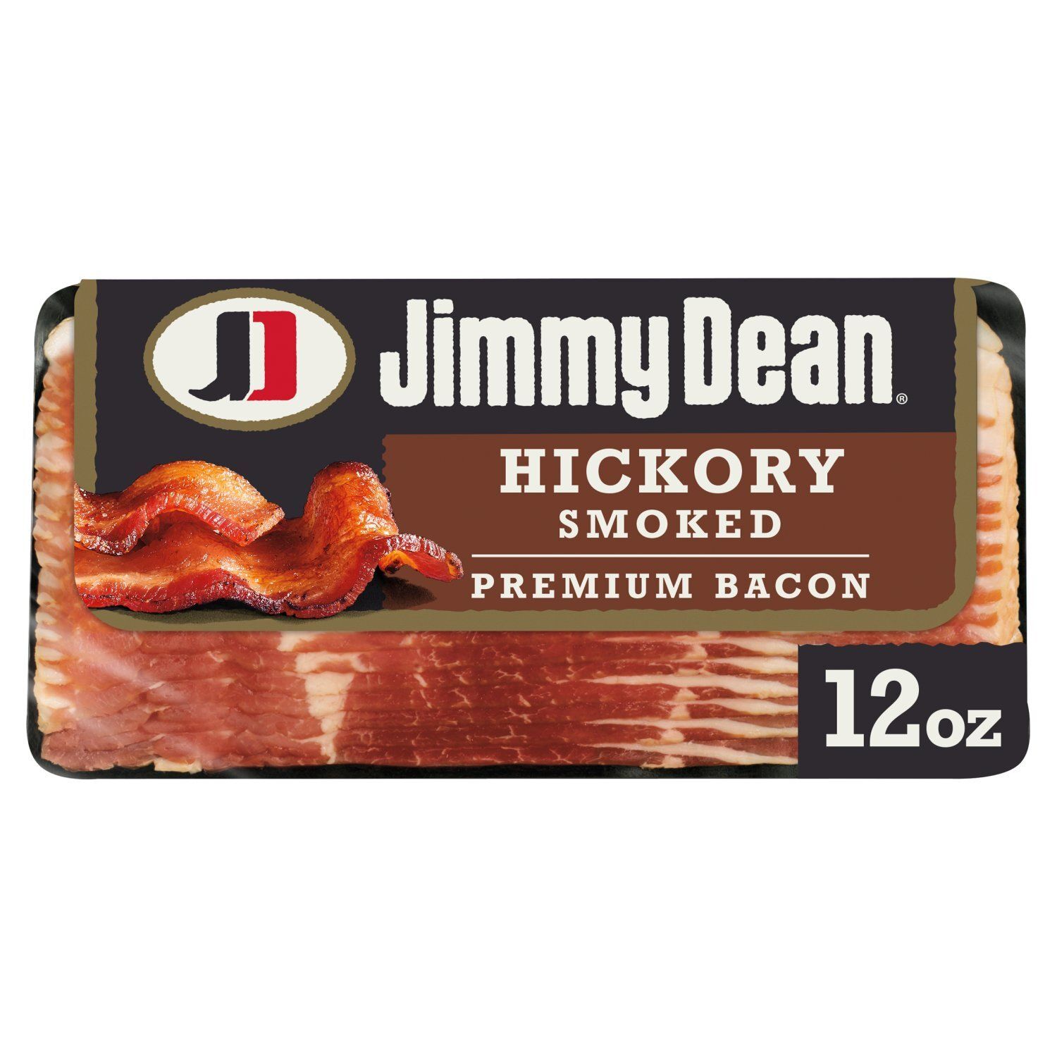 Jimmy Dean Hickory Smoked Premium Bacon, 12 oz