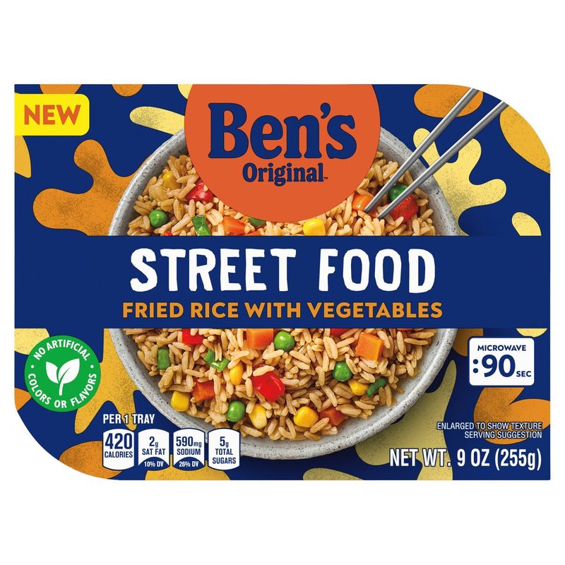 Ben's Original Street Food Fried Rice with Vegetables, 9 oz