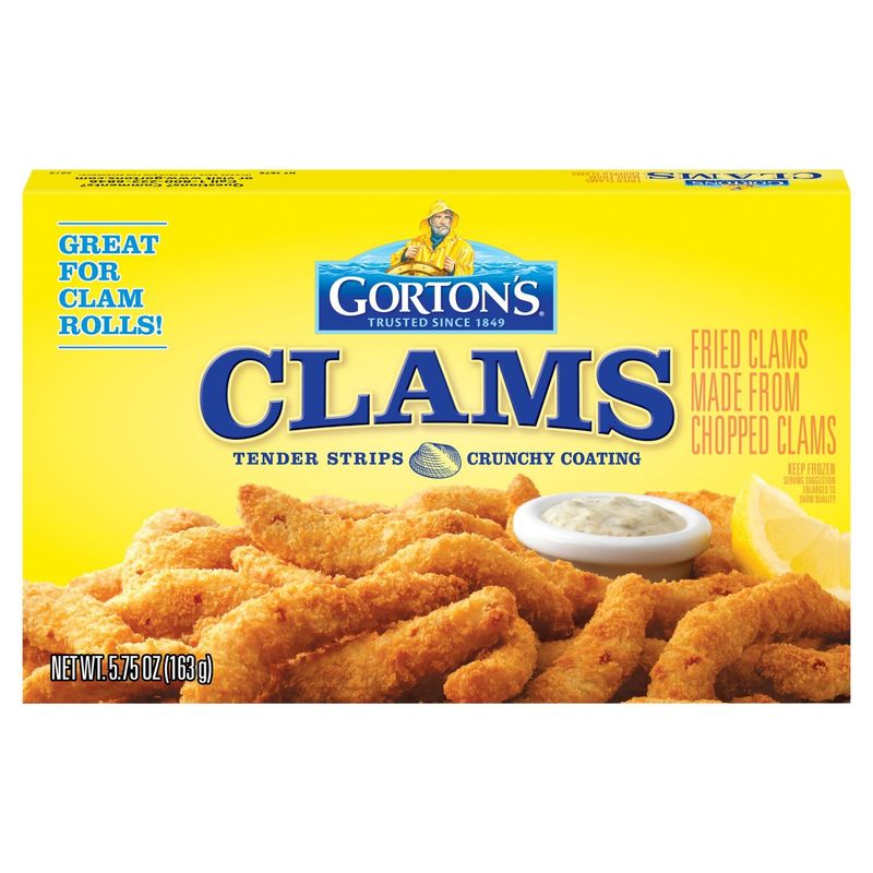 Gorton&#39;s Tender Strips Crunchy Coating Clams, 5.75 oz