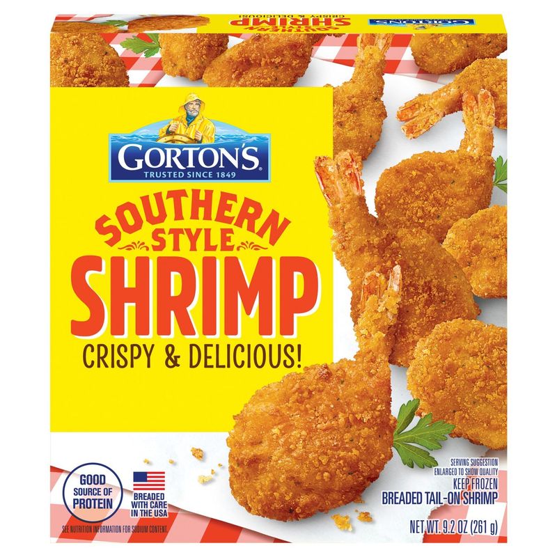 Gorton&#39;s Southern Style Breaded Tail-On Shrimp, 9.2 oz