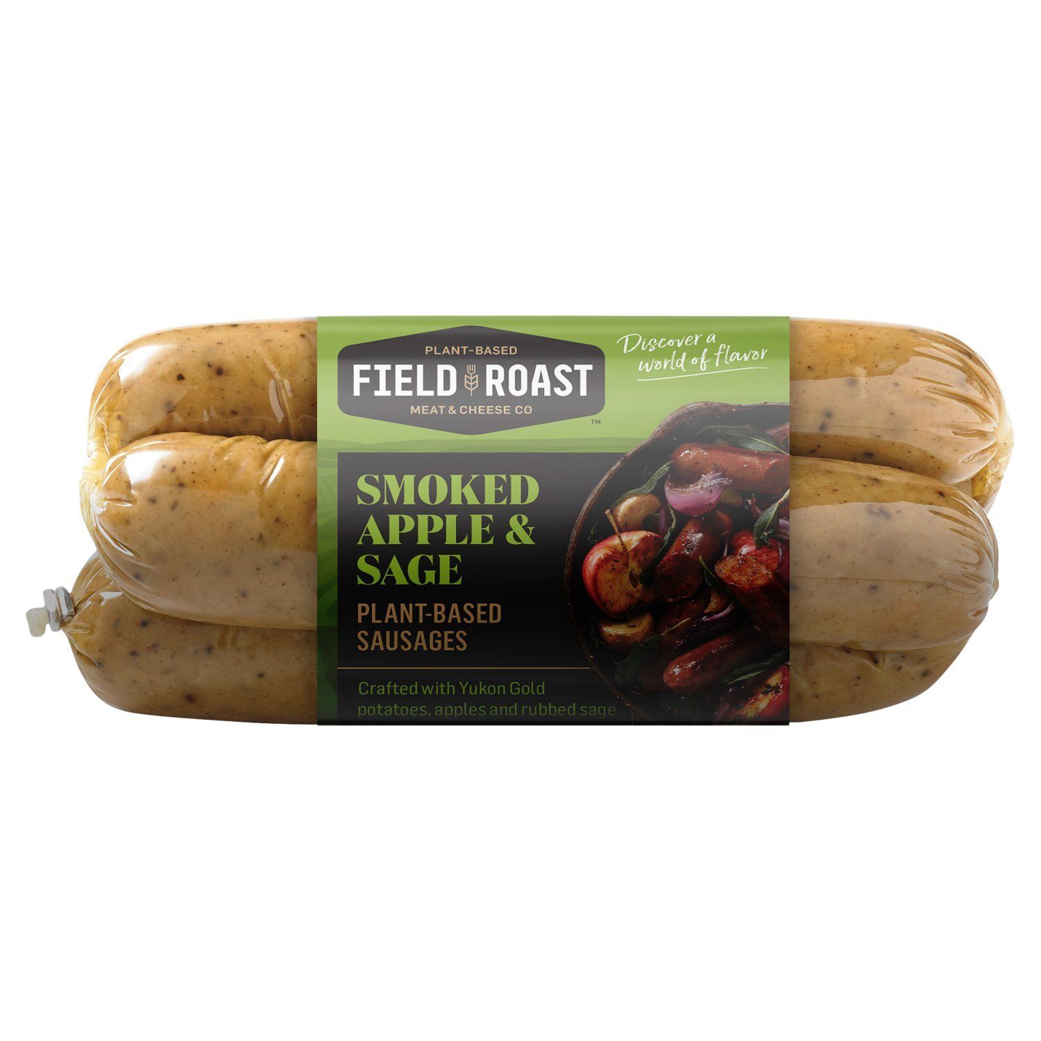 FIELD ROAST Smoked Apple &amp; Sage Plant-Based Sausages 12.95 oz