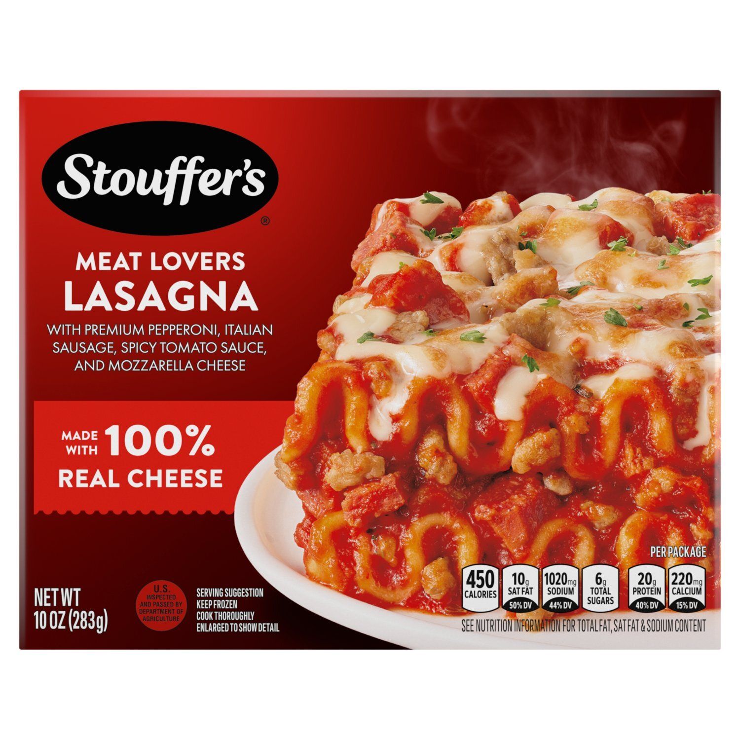 Stouffer&#39;s Meat Lovers Lasagna, 10 oz