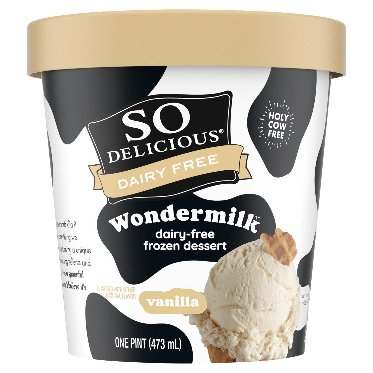 So Delicious Dairy Free Vanilla Bean Non-Dairy Frozen Dessert, 1 pint