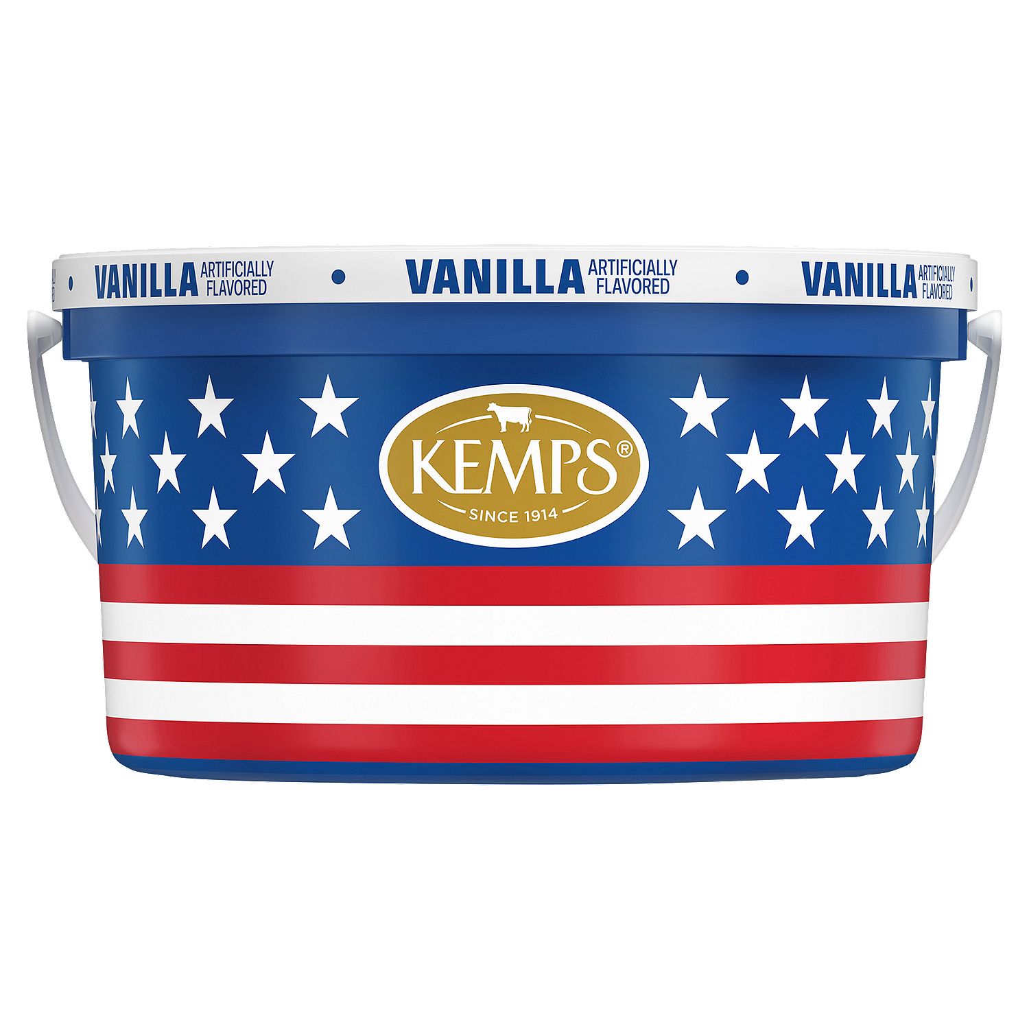 Kemps Vanilla Reduced Fat Ice Cream, 1 gal
