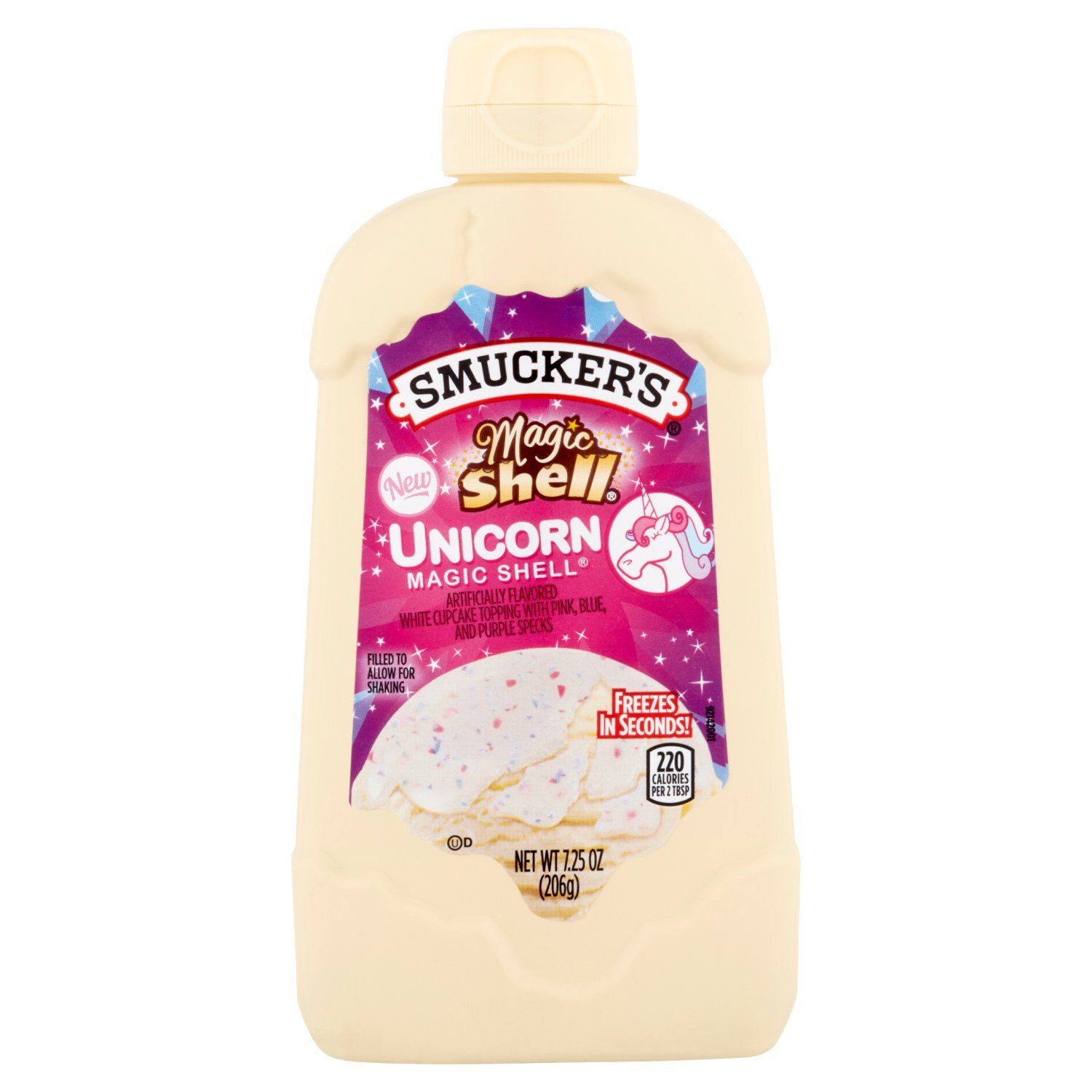 Smucker&#39;s Magic Shell Unicorn White Cupcake Topping, 7.25 oz