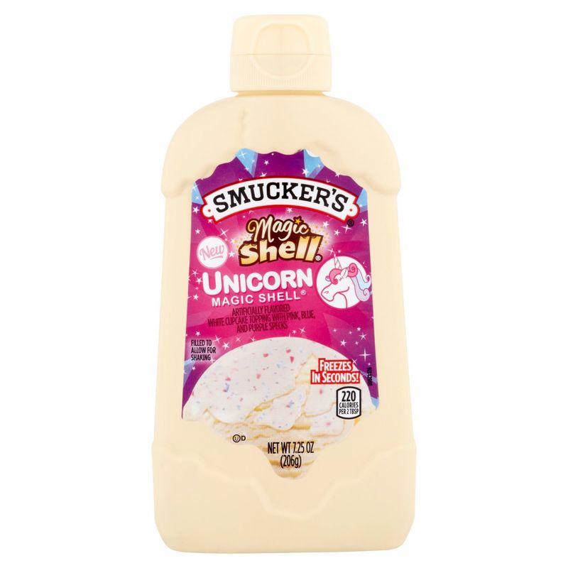Smucker&#39;s Magic Shell Unicorn White Cupcake Topping, 7.25 oz