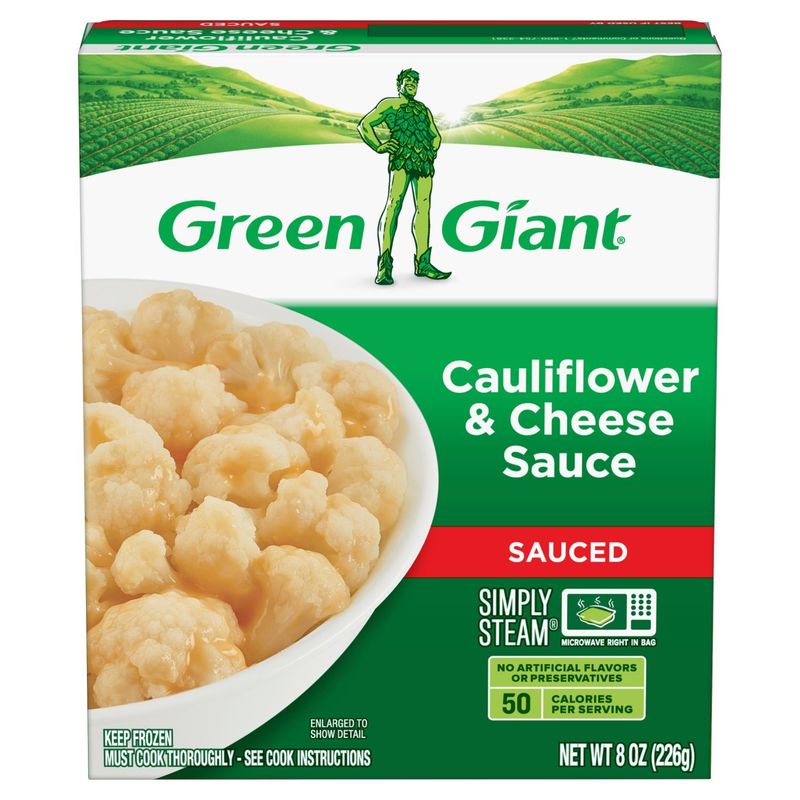 Green Giant Simply Steam Sauced Cauliflower &amp; Cheese Sauce, 8 oz