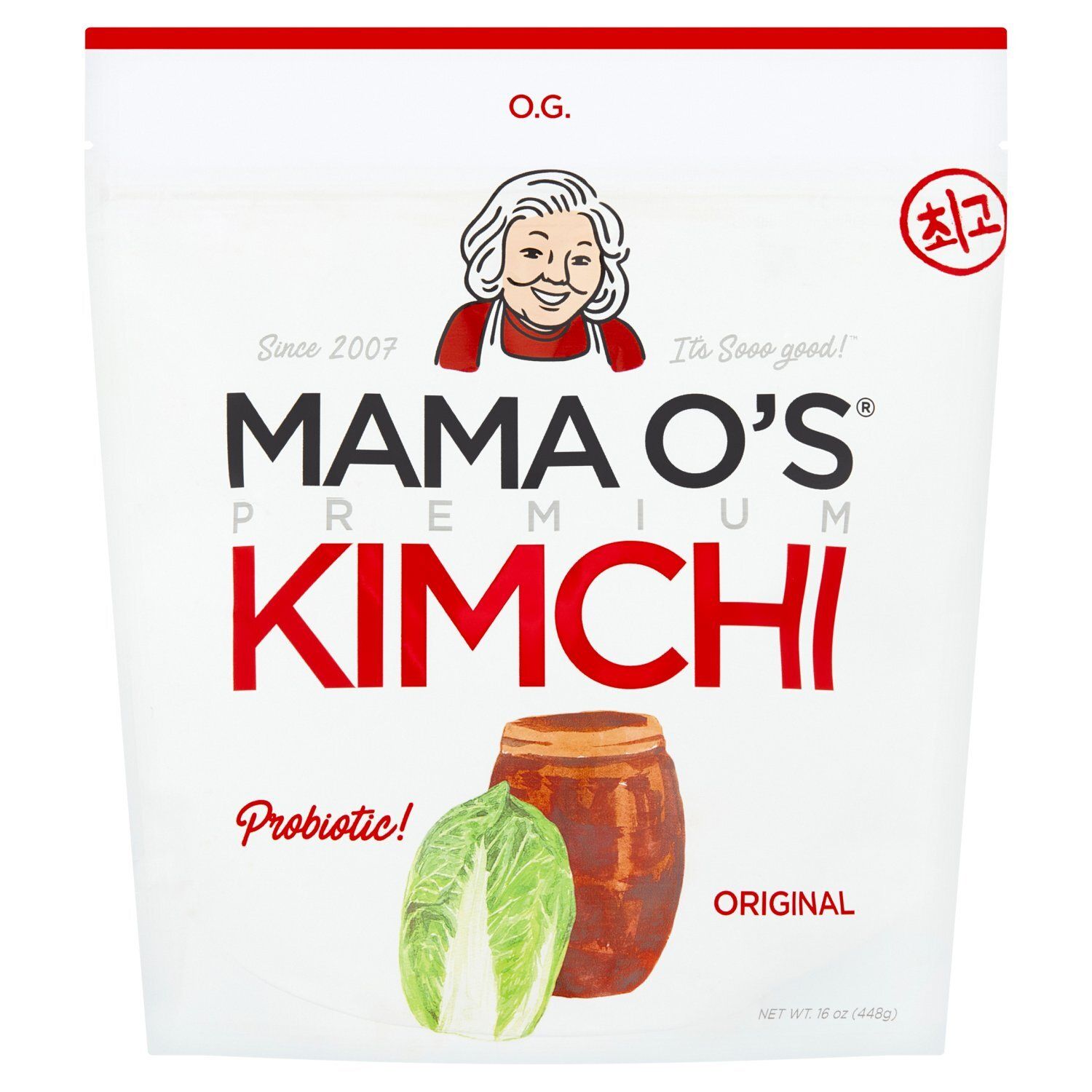 Mama O&#39;s Probiotic! Original Premium Kimchi, 16 oz
