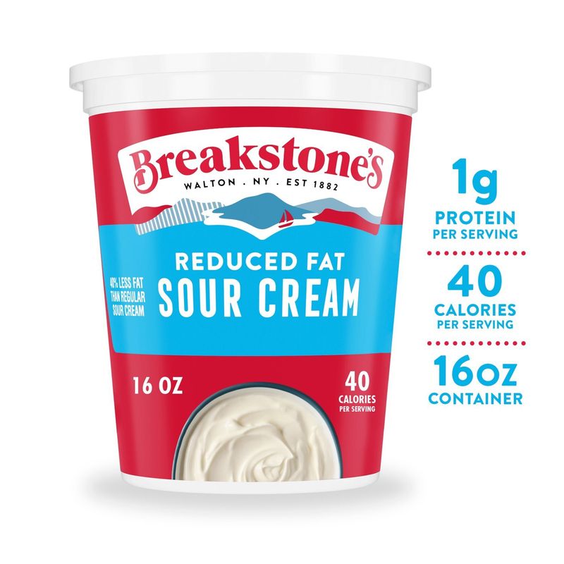 Breakstone&#39;s Reduced Fat Sour Cream, 16 oz