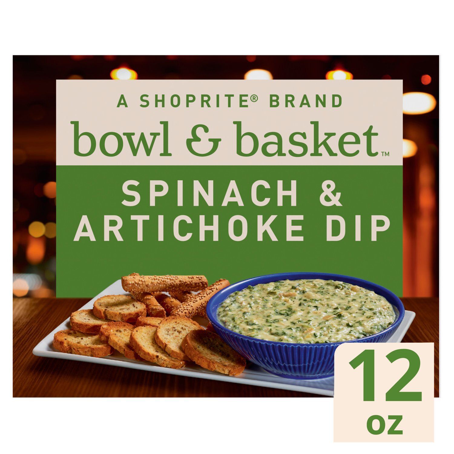 Bowl &amp; Basket Spinach &amp; Artichoke Dip, 12 oz