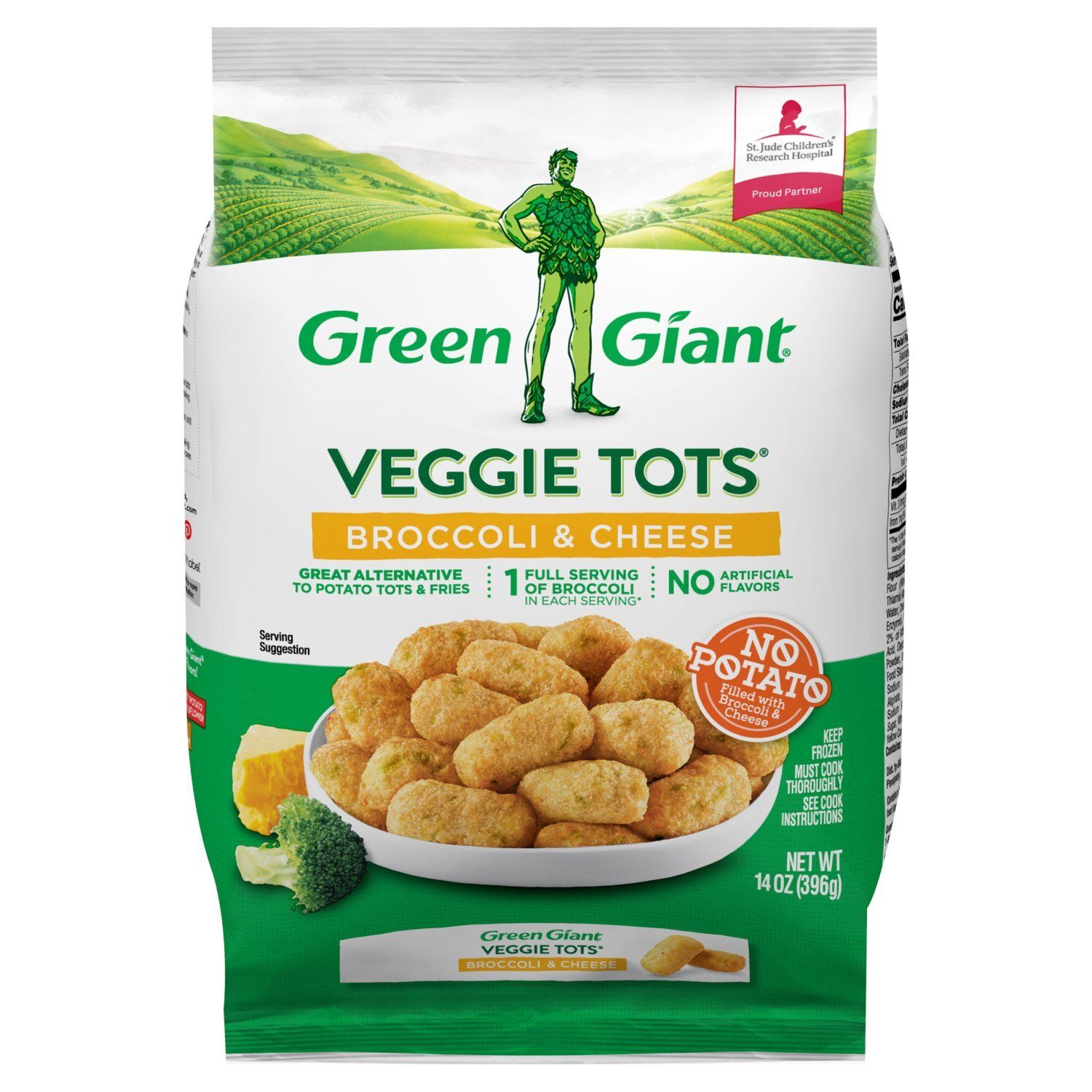 Green Giant Broccoli &amp; Cheese Veggie Tots, 14 oz