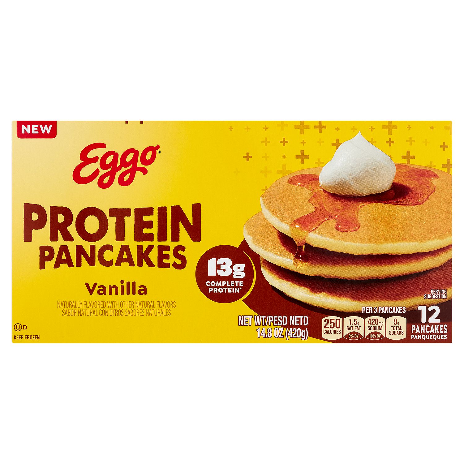 Eggo Vanilla Protein Pancakes, 12 count, 14.8 oz