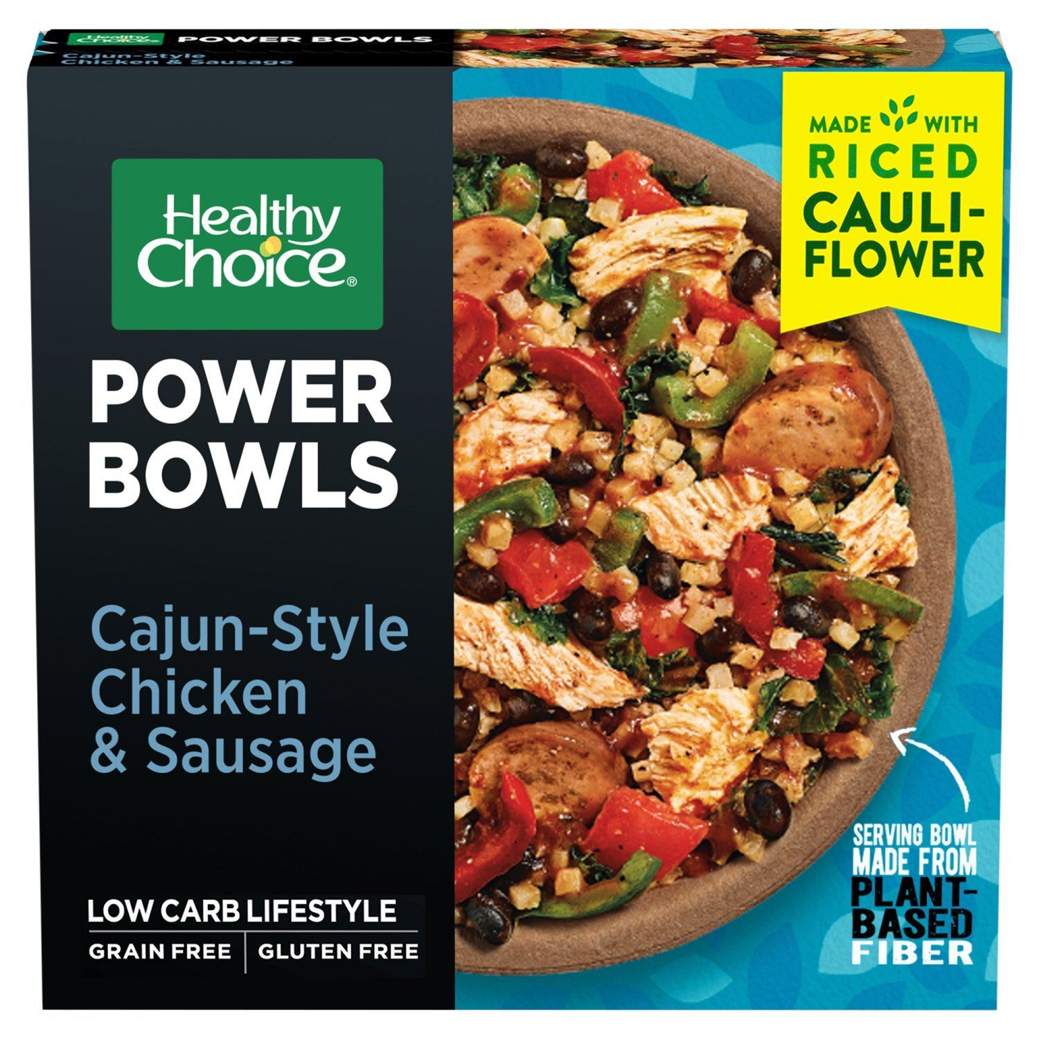 Healthy Choice Power Bowls Cajun-Style Chicken &amp; Sausage, 9.4 oz.