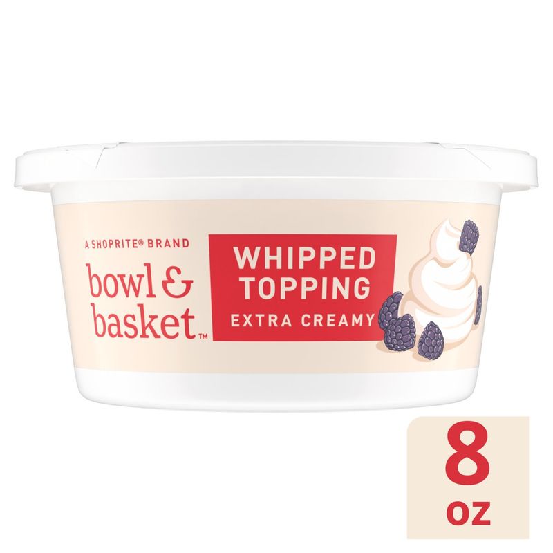 Bowl &amp; Basket Extra Creamy Whipped Topping, 8 oz