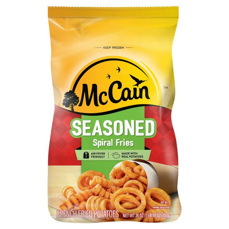 McCain Seasoned Spiral French Fried Potatoes, 26 oz