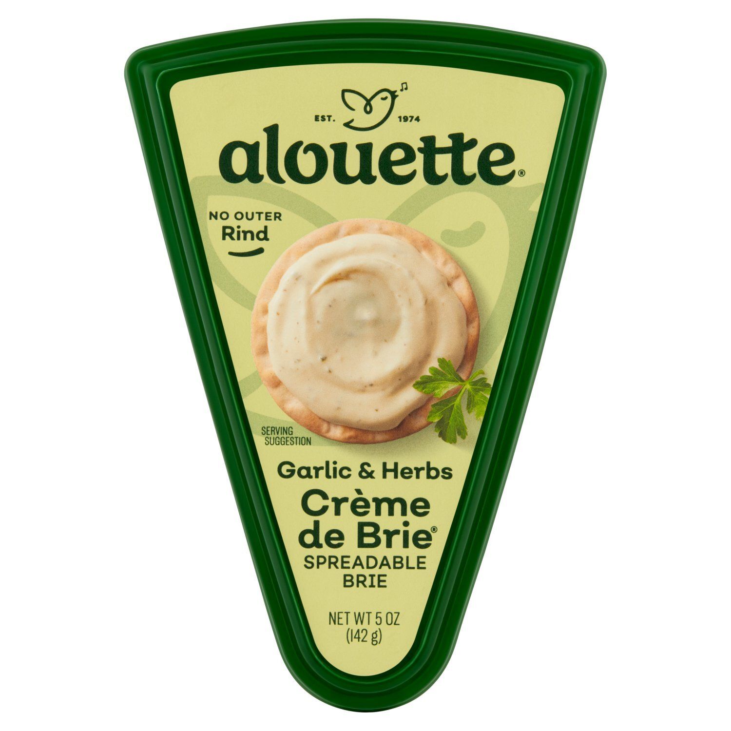 Alouette Garlic &amp; Herbs Spreadable Brie, 5 oz