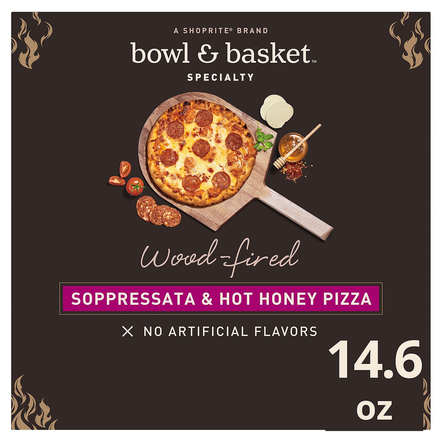 Bowl &amp; Basket Specialty Wood-Fired Soppressata &amp; Hot Honey Pizza, 14.6 oz