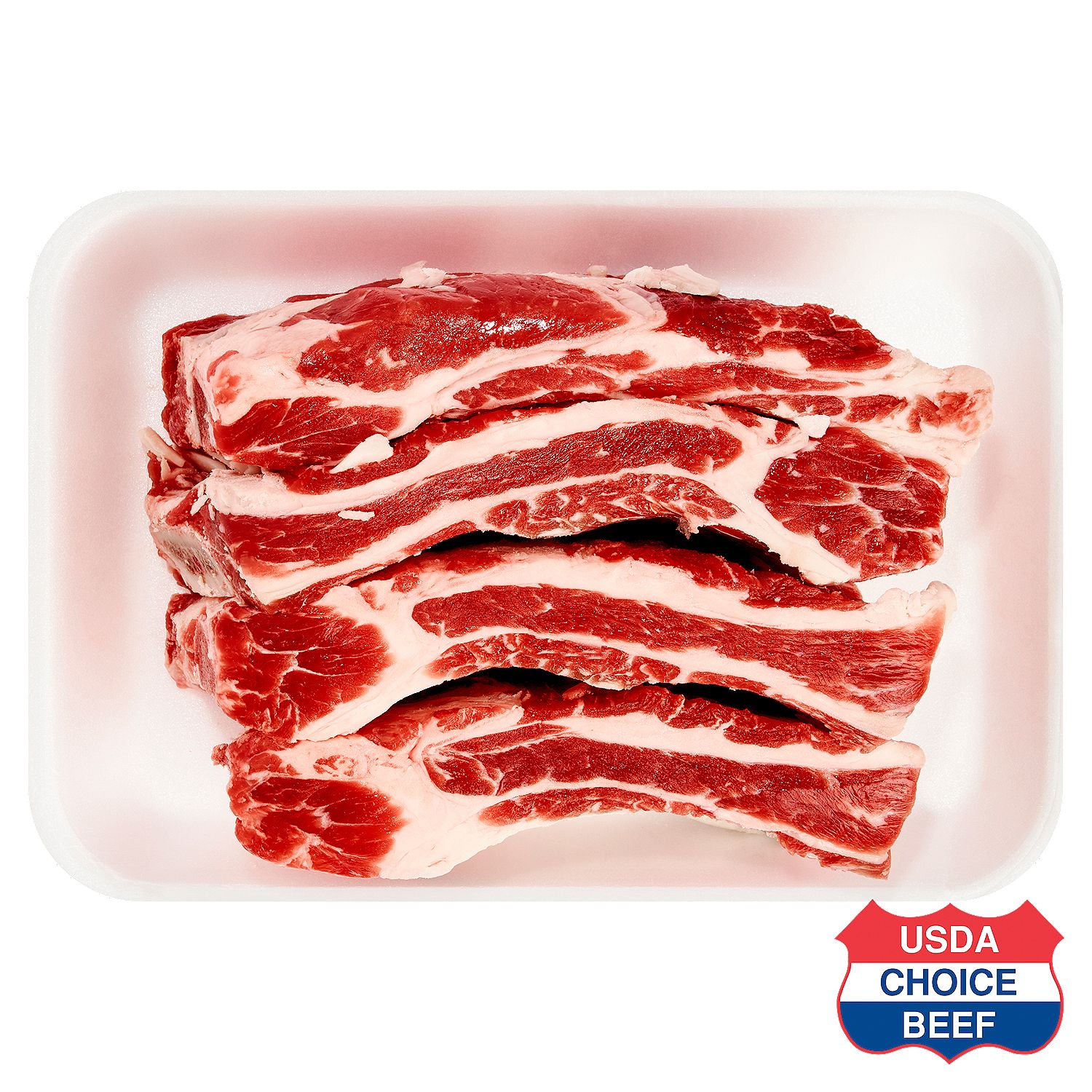 USDA Choice Beef Rib Back Bones, Average Weight 1 lb Pack