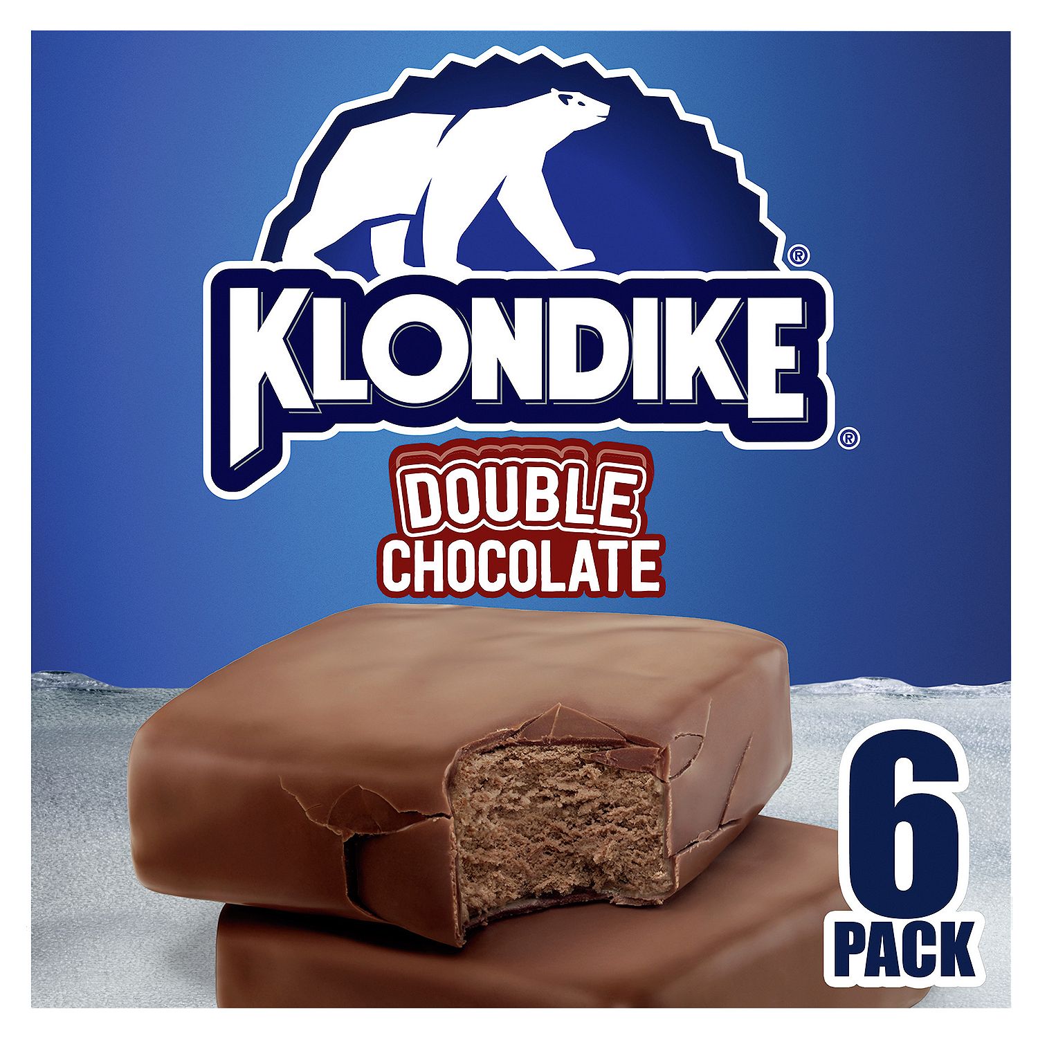 Klondike Double Chocolate Ice Cream Bars, 4.5 fl oz, 6 count