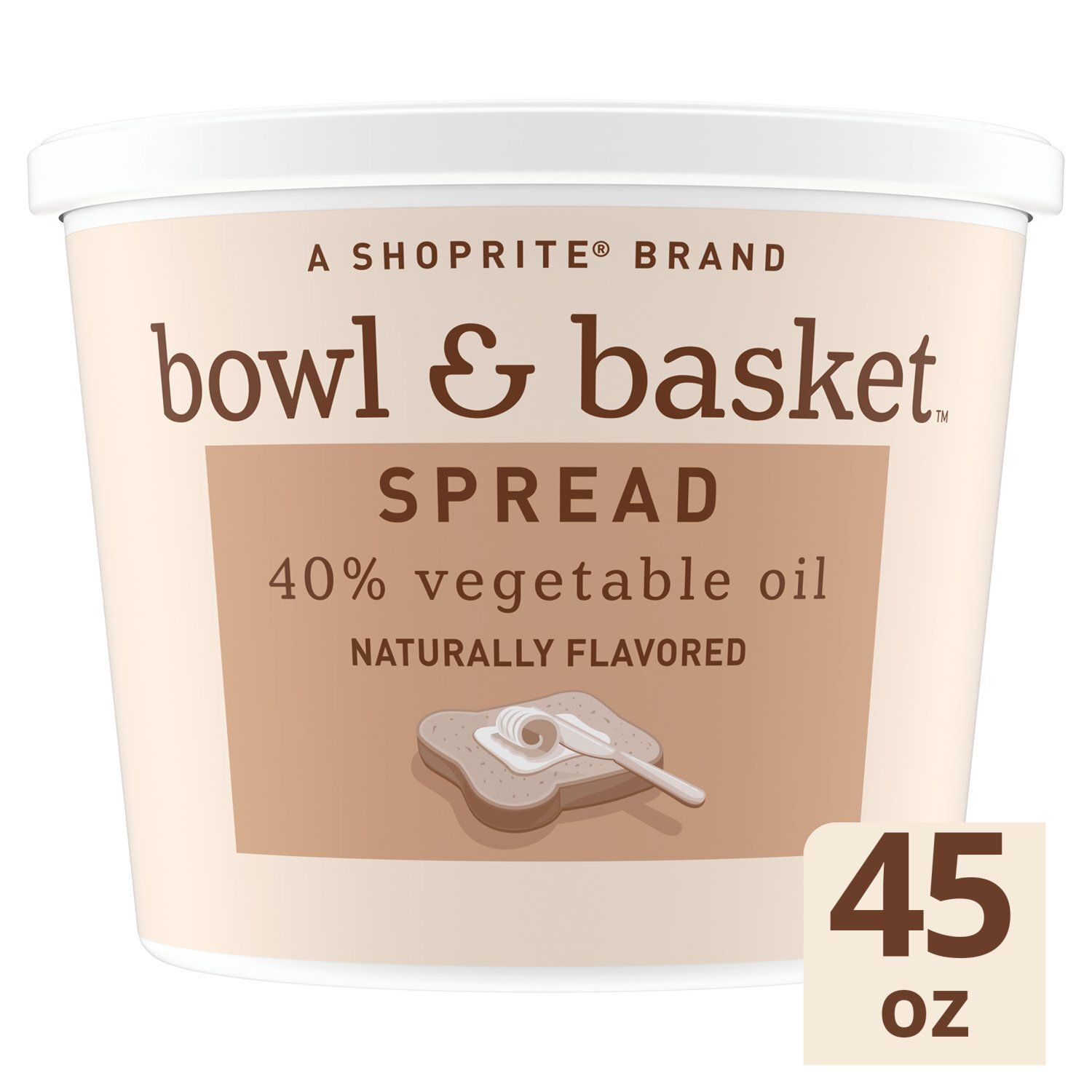 Bowl &amp; Basket 40% Vegetable Oil Spread, 45 oz