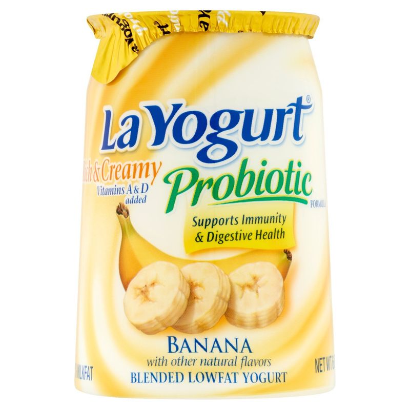 La Yogurt Rich &amp; Creamy Banana Blended Lowfat Yogurt, 6 oz