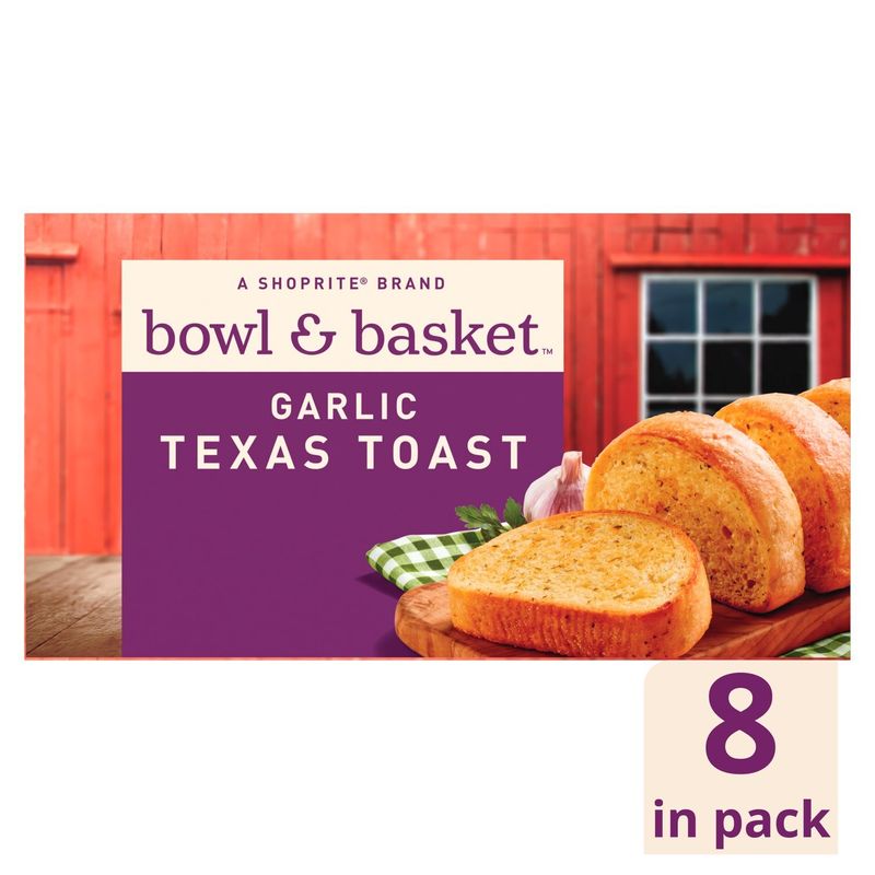 Bowl &amp; Basket Garlic Texas Toast, 8 count, 11.25 oz