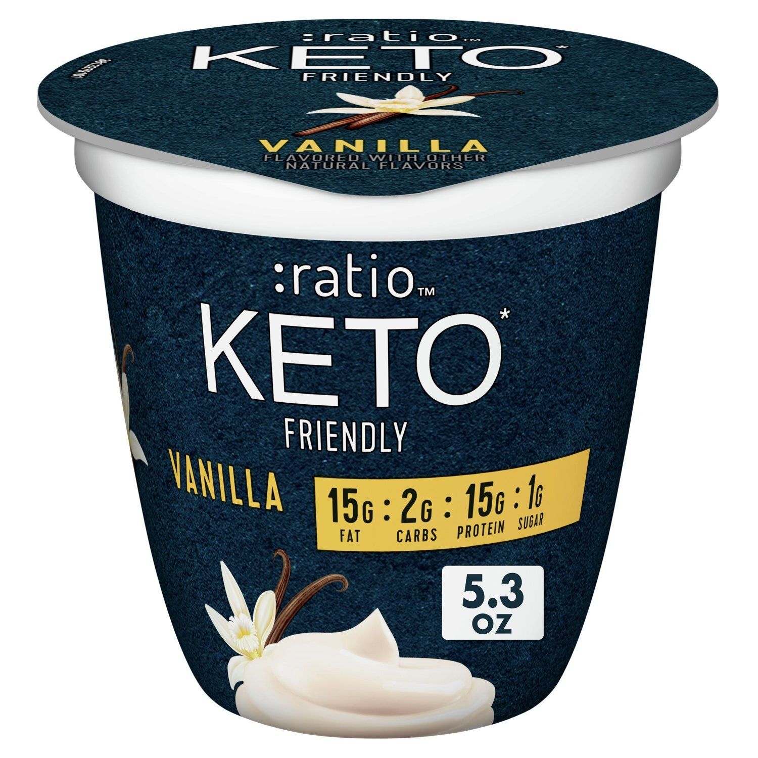 :ratio Keto Friendly Vanilla Dairy Snack, 5.3 oz