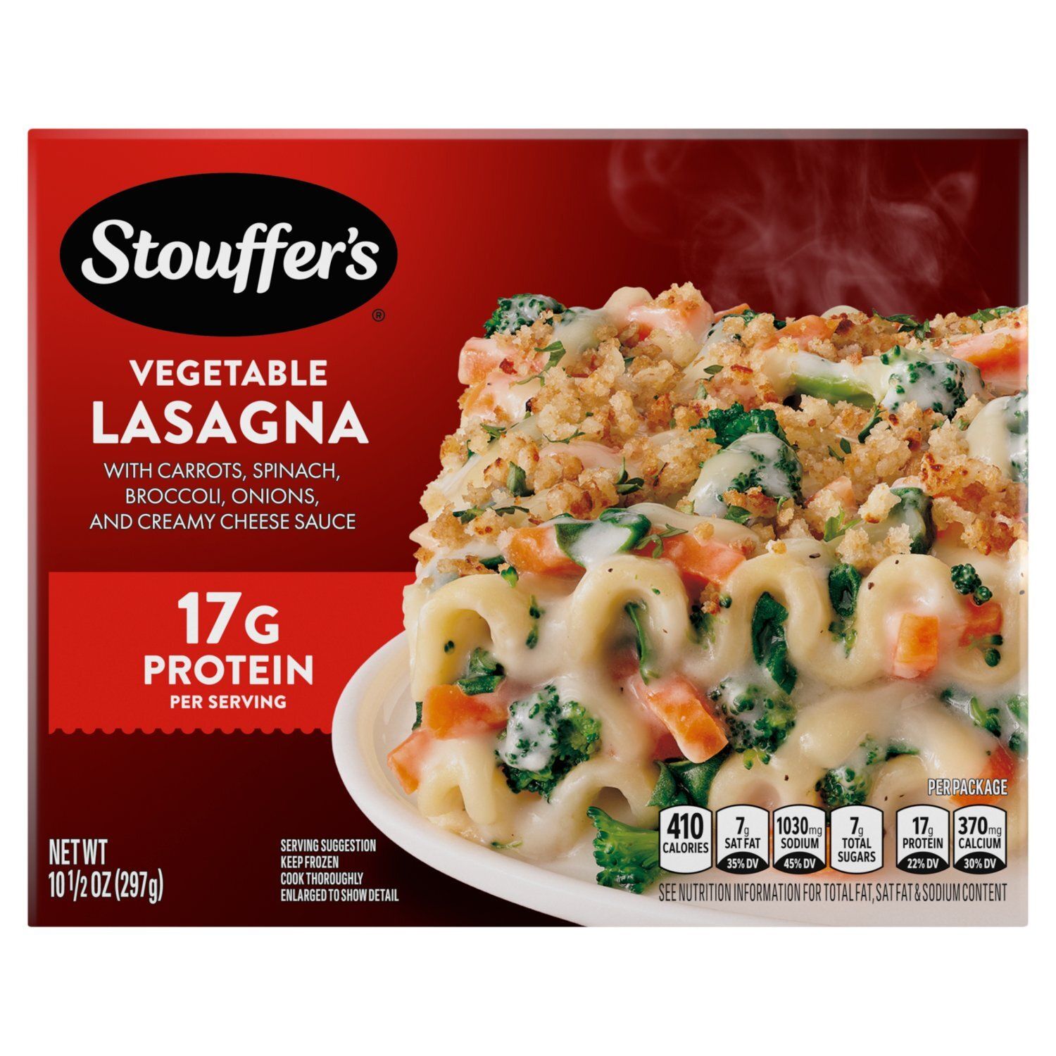 Stouffer&#39;s Vegetable Lasagna, 10 ½ oz