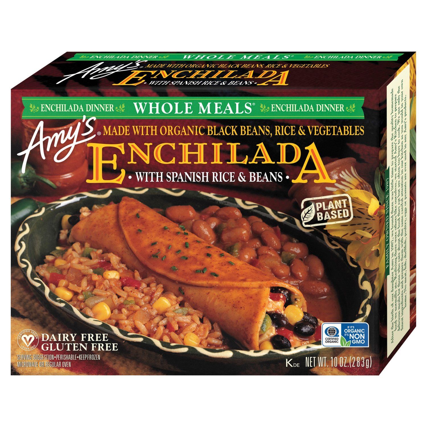 Amy&#39;s Enchilada Dinner with Spanish Rice &amp; Beans, 10 oz