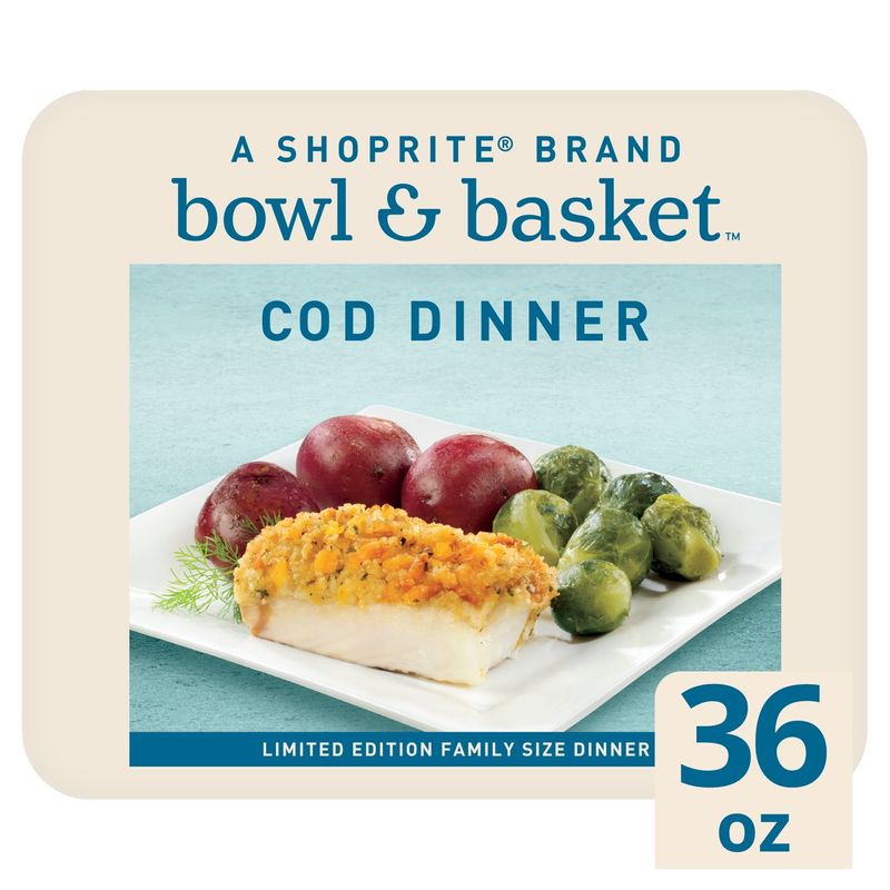 Bowl &amp; Basket Cod Dinner Limited Edition Family Size, 36 oz