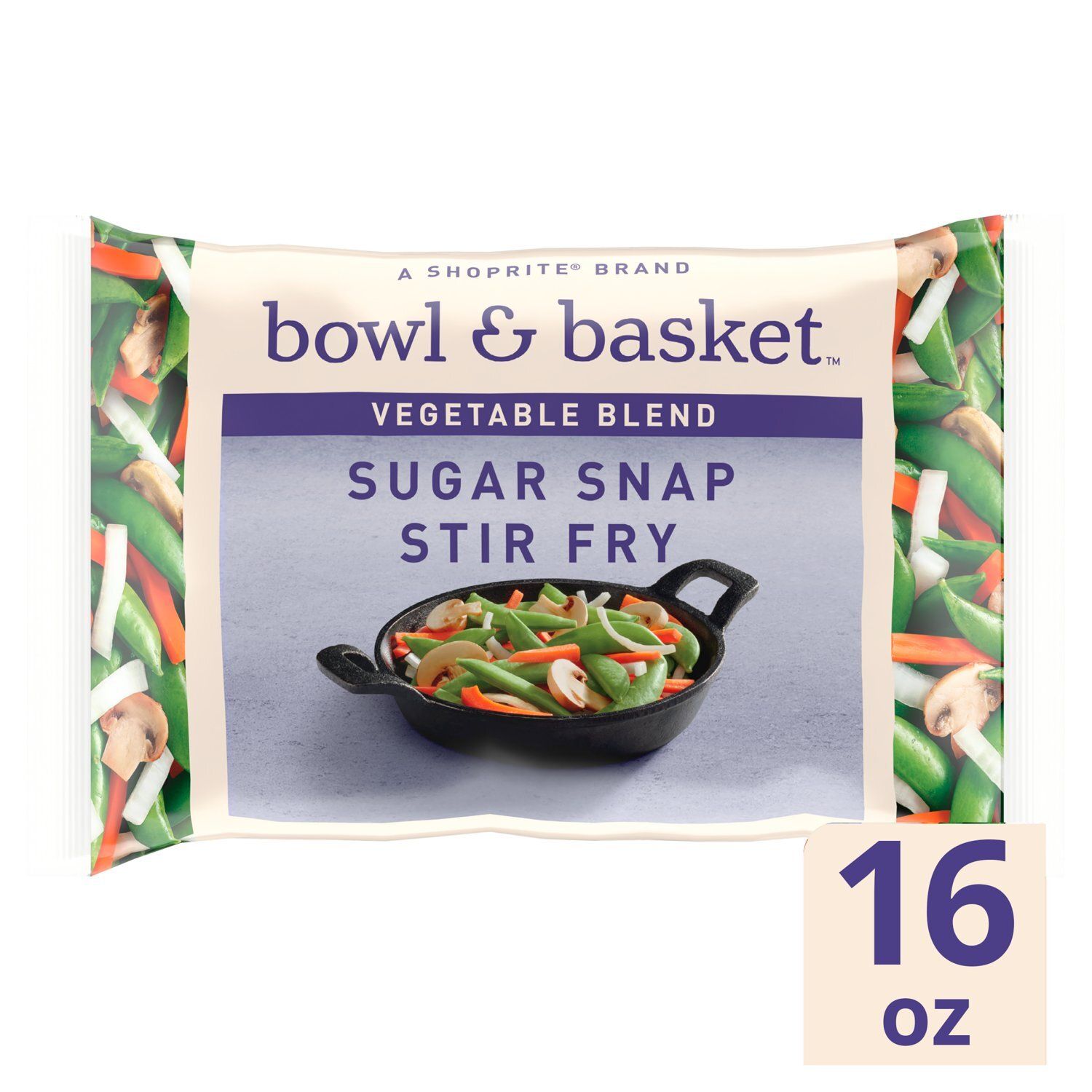 Bowl &amp; Basket Sugar Snap Stir Fry Vegetable Blend, 16 oz