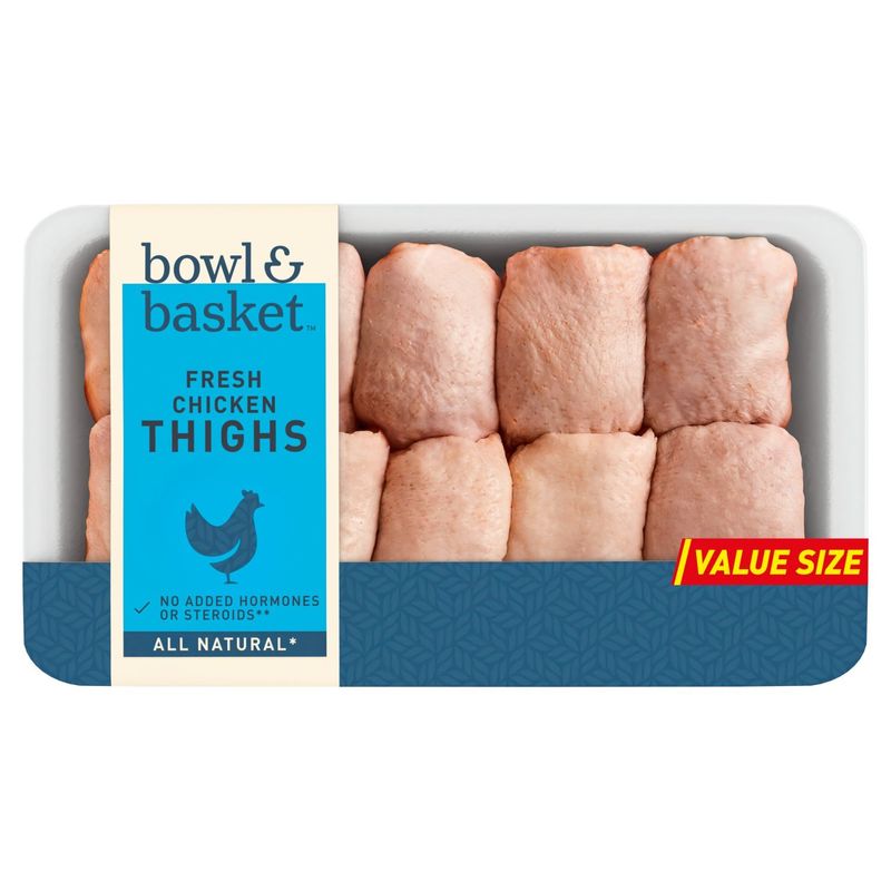 Bowl &amp; Basket Fresh Chicken Thighs Value Size