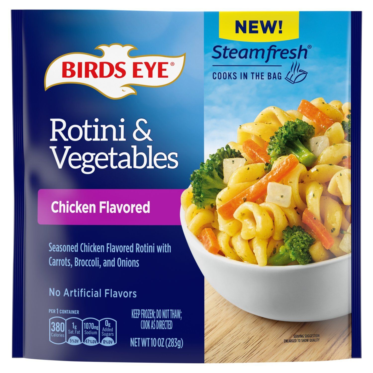 Birds Eye Steamfresh Chicken Flavored Rotini &amp; Vegetables, 10 oz