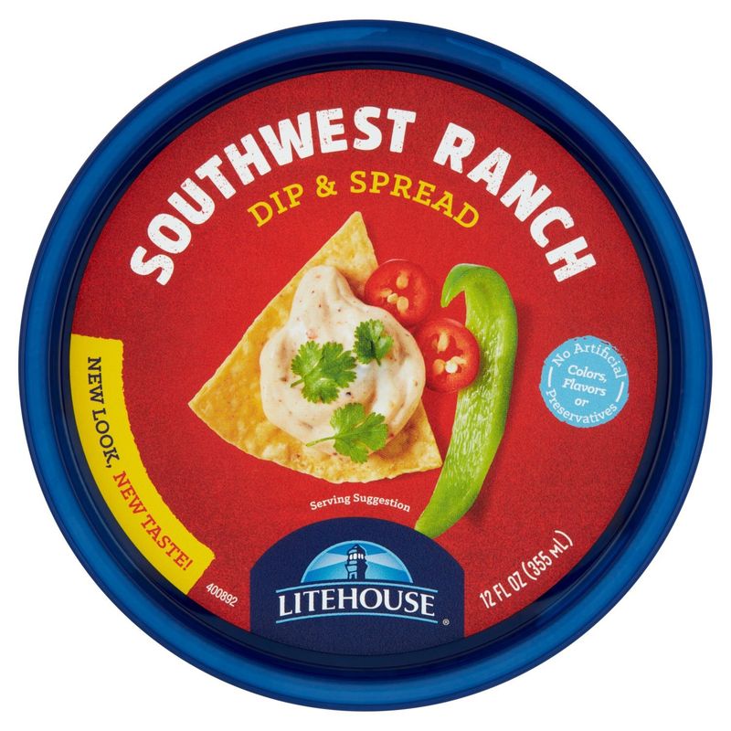 Litehouse Southwest Ranch Dip &amp; Spread, 12 fl oz
