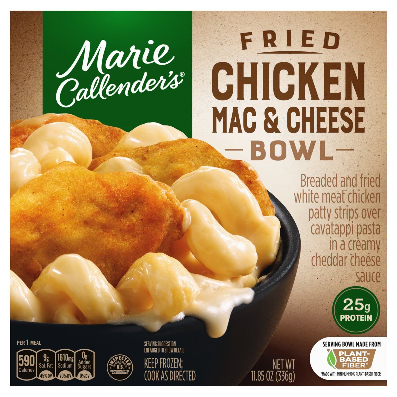 Marie Callender&#39;s Fried Chicken Mac &amp; Cheese Bowl, 11.85 oz