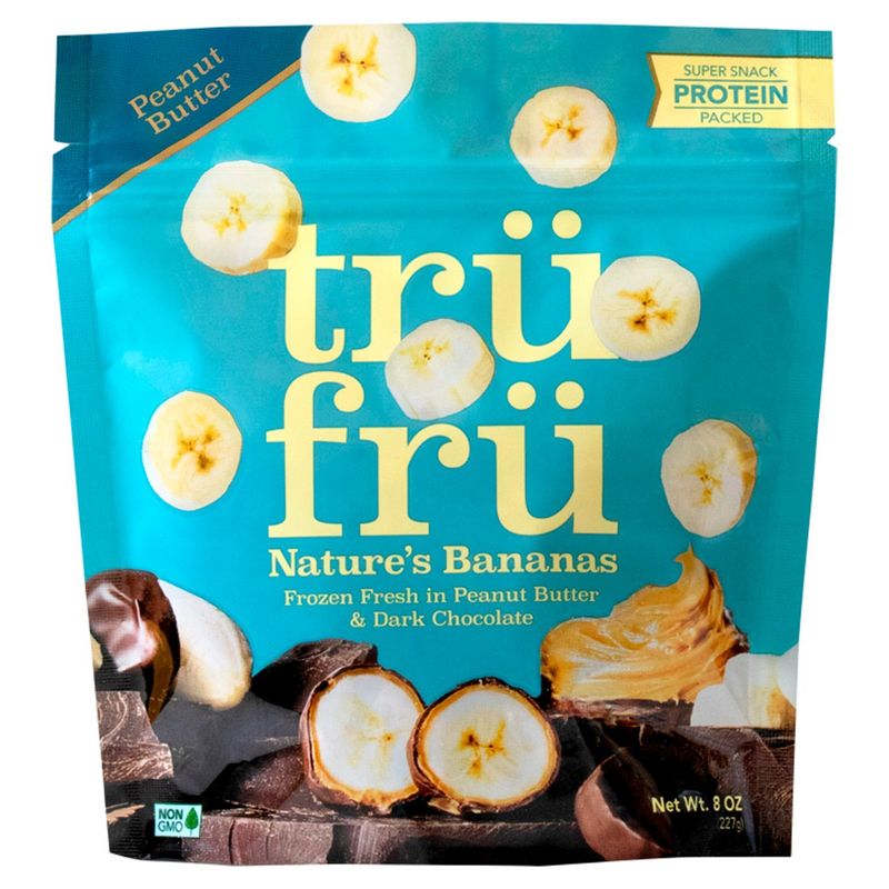 Trü Frü Nature&#39;s Bananas in Peanut Butter &amp; Dark Chocolate, 8 oz