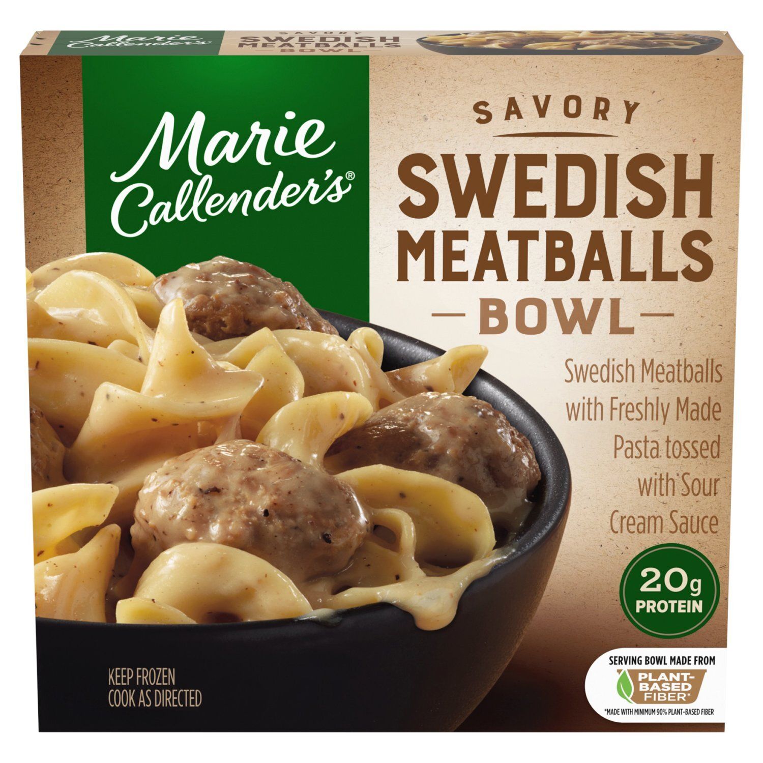 Marie Callender&#39;s Savory Swedish Meatballs Bowl, 11.5 oz