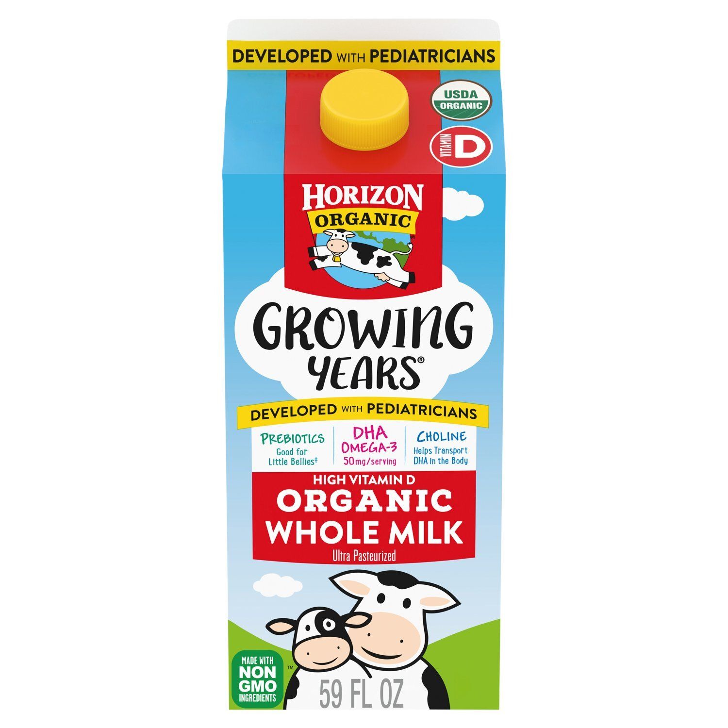 Horizon Organic Growing Years Organic Whole Milk, 59 fl oz
