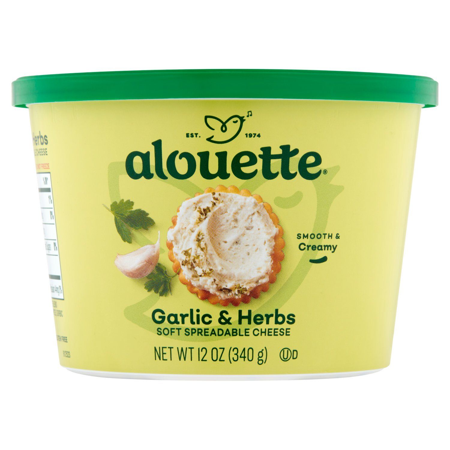 Alouette Garlic &amp; Herbs Soft Spreadable Cheese, 12 oz