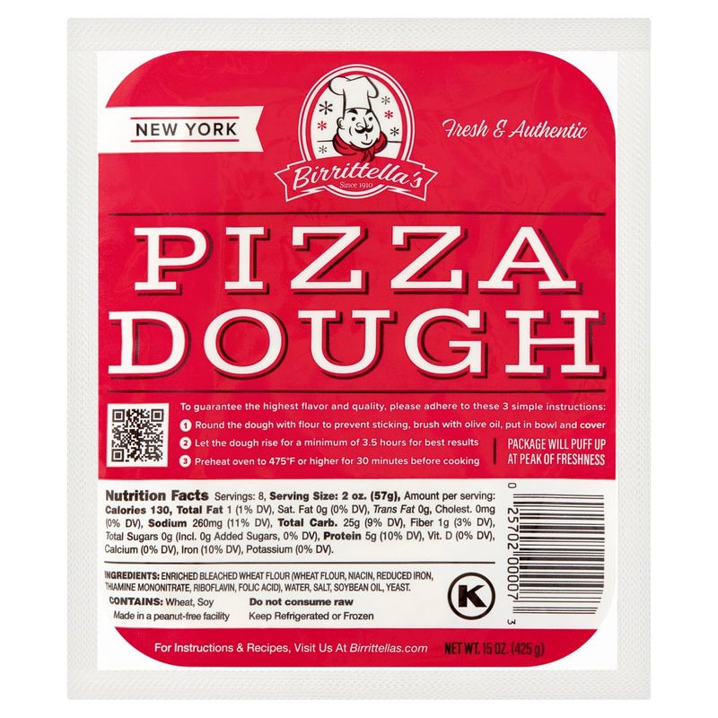 Birrittella&#39;s Pizza Dough, 15 oz