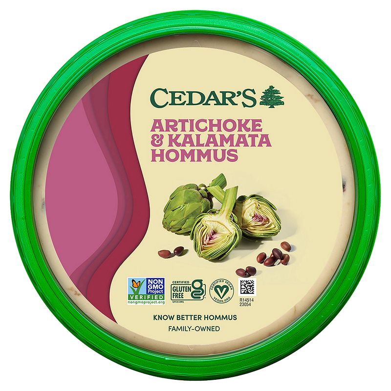 Cedar&#39;s Artichoke &amp; Kalamata Hommus, 8 oz
