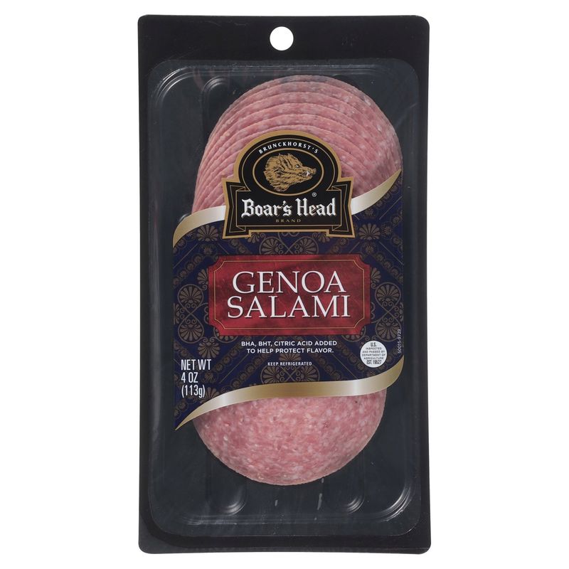 Brunckhorst&#39;s Boar&#39;s Head Genoa Salami, 4 oz
