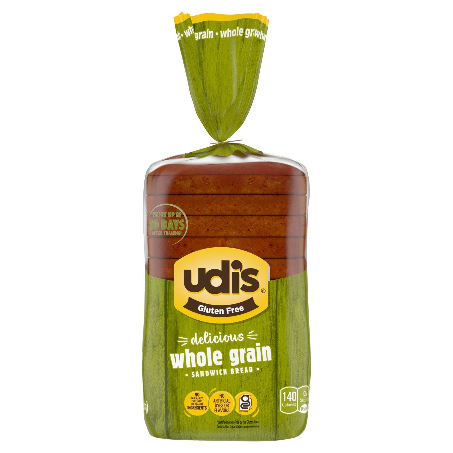 Udi&#39;s Gluten Free Delicious Multigrain Sandwich Bread, 12 oz